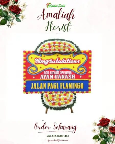 Sewa Papan Bunga Banjengan